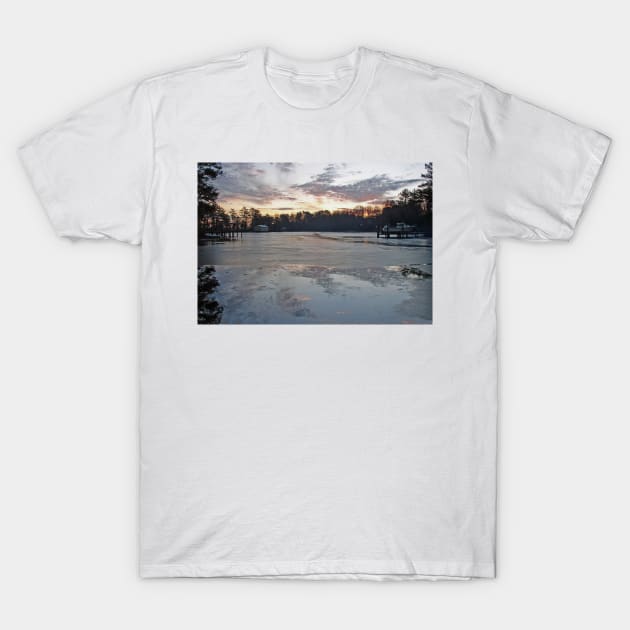 Ice Covered Cove T-Shirt by tgass